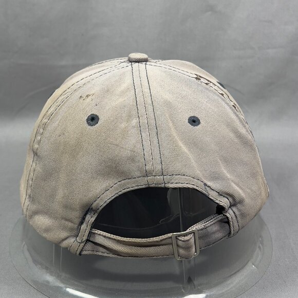 Archaeological Conservancy Strapback Cap Hat Gray Outdoor Distressed Logo Mens - Picture 3 of 14